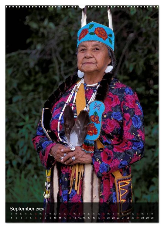 Produktbild: Indianer, Portrait Collection 1 (hochwertiger Premium Wandkalender 2026 DIN A2 hoch), Kunstdruck in Hochglanz
