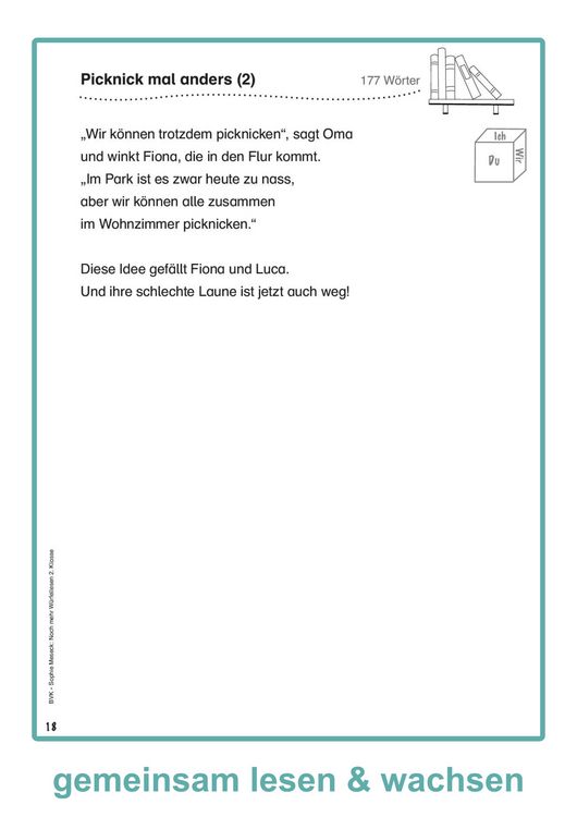 Produktbild: Noch mehr W&uuml;rfellesen 2. Klasse