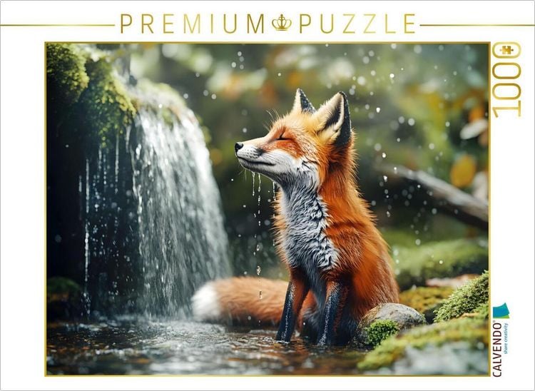 Produktbild: CALVENDO Puzzle Ein Motiv aus dem Kalender "Plitsch, Platsch, tierisch nass" | 1000 Teile Lege-Gr&ouml;&szlig;e 64x48cm Foto-Puzzle f&uuml;r gl&uuml;ckliche Stunden
