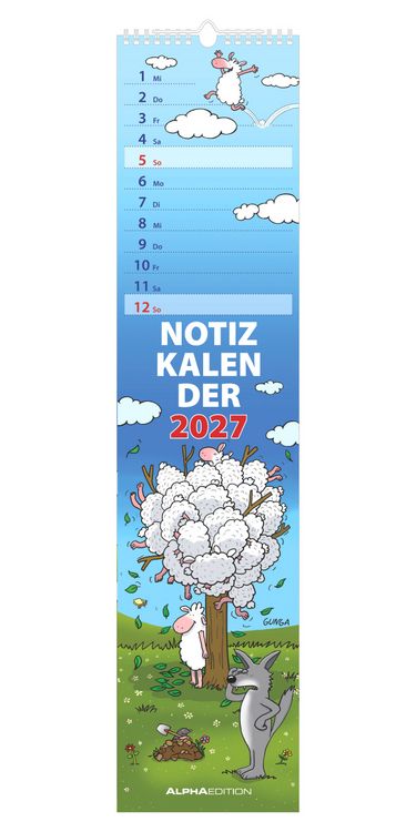 Produktbild: Notizkalender HUMOR 2027