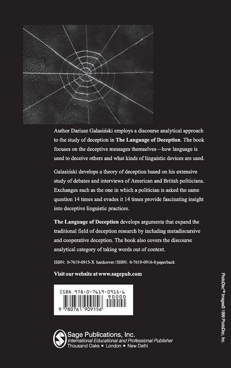 Produktbild: The Language of Deception