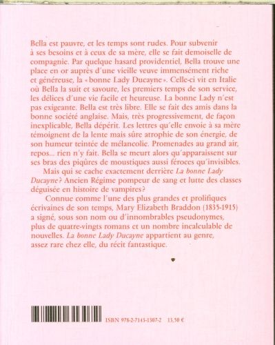 Produktbild: La bonne Lady Ducayne