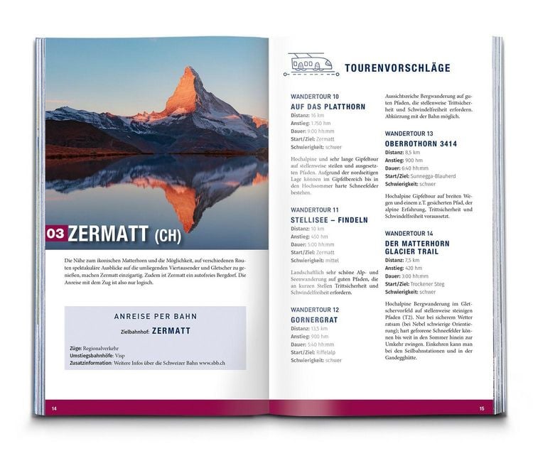 Produktbild: KOMPASS N&auml;chster Halt Alpen &ndash; mit der Bahn zum Wandern und Biken in 50 Bergorte