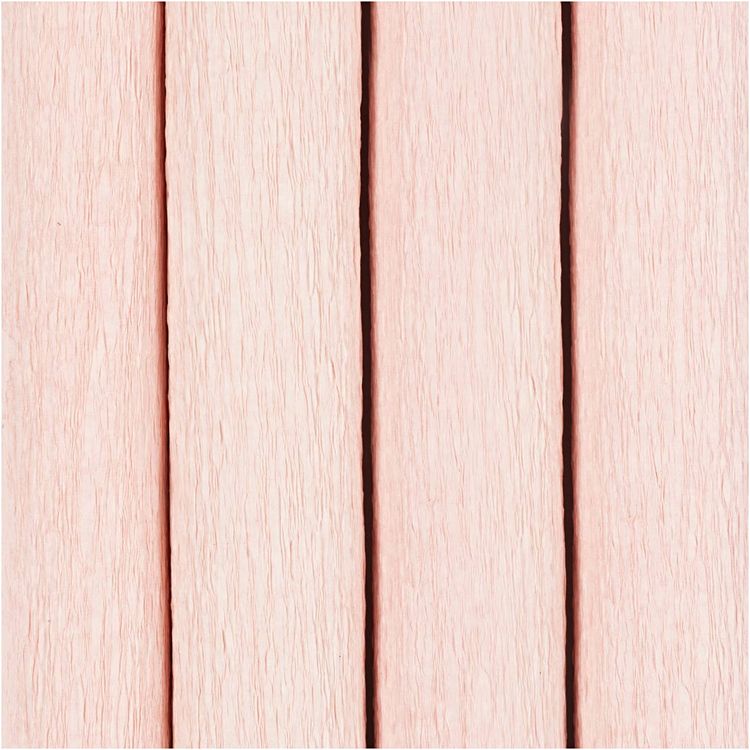 Produktbild: Creativ Company Krepppapier, Blatt 25x60 cm, Kreppanteil: 180%, 105 g, Rosa mattiert, 4 Blatt