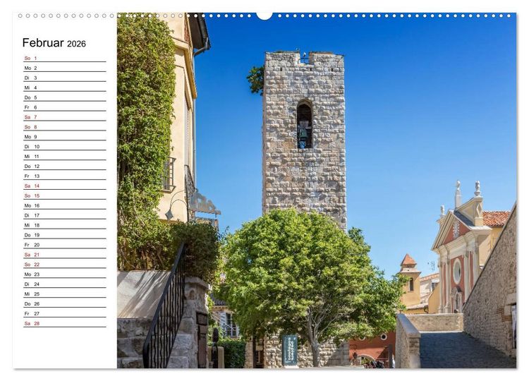 Produktbild: ANTIBES Idyllische Impressionen (Wandkalender 2026 DIN A2 quer), CALVENDO Monatskalender