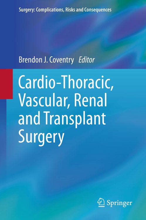 Produktbild: Cardio-Thoracic, Vascular, Renal and Transplant Surgery