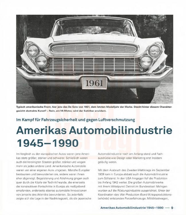 Produktbild: Amerikanische Autos 1945-1990