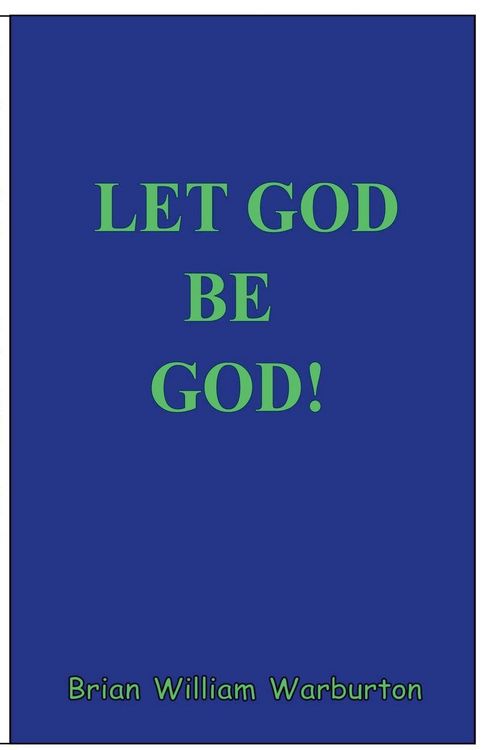 Produktbild: Let God be God!