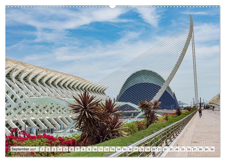 Produktbild: Valencia - Stadt der K&uuml;nste und der Wissenschaft (hochwertiger Premium Wandkalender 2027 DIN A2 quer), Kunstdruck in Hochglanz