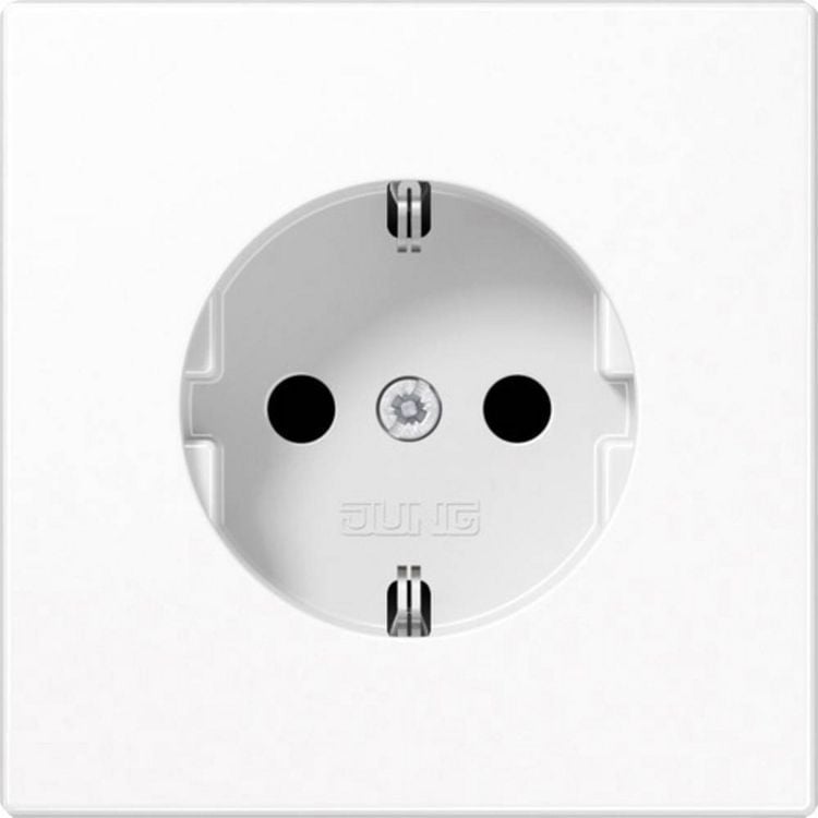 Produktbild: Jung Einsatz Schutzkontakt-Steckdose LS plus, LS design, LS 990 Alpinwei&szlig; LS1520KIWW