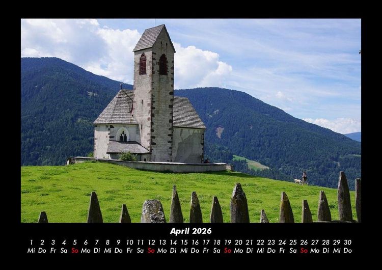 Produktbild: Berge 2026 Fotokalender DIN A3