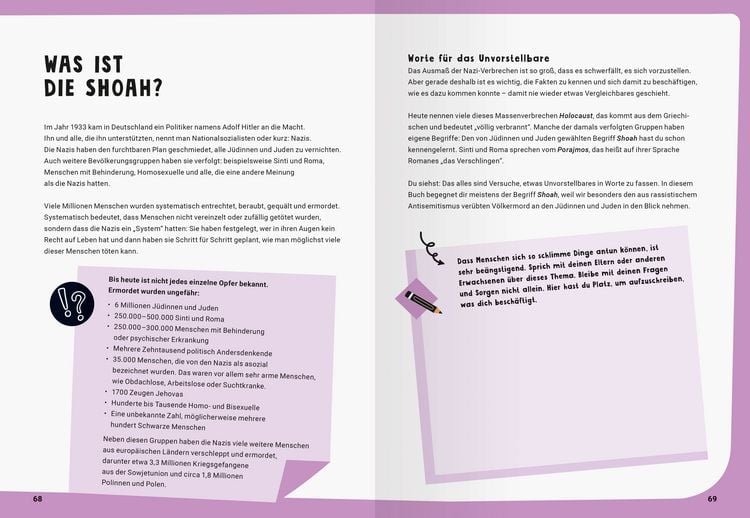 Produktbild: Let's talk about - Antisemitismus. Dein Eintragebuch