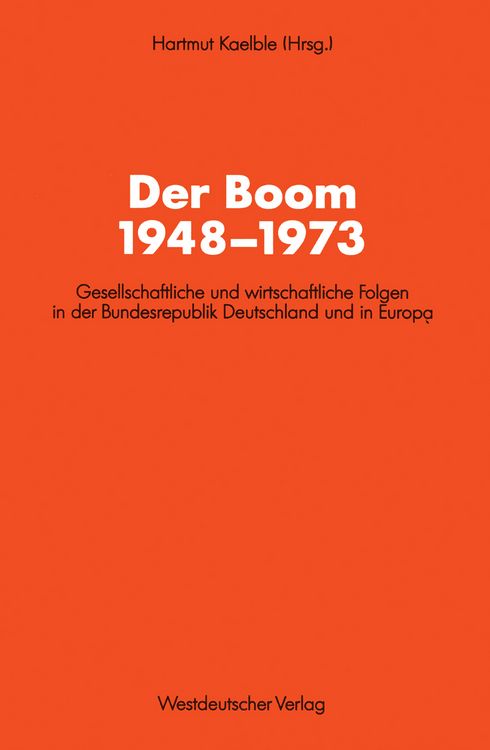 Produktbild: Der Boom 1948&ndash;1973