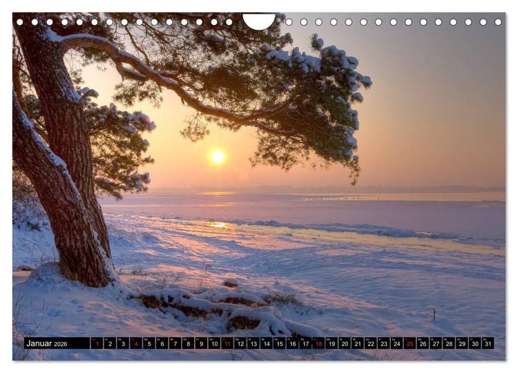 Produktbild: Vorpommern zwichen Tag und Nacht (Wandkalender 2026 DIN A4 quer), CALVENDO Monatskalender