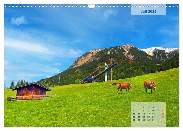 Produktbild: ALLG&Auml;U, im Wandel der Jahreszeiten. (Wandkalender 2026 DIN A3 quer), CALVENDO Monatskalender