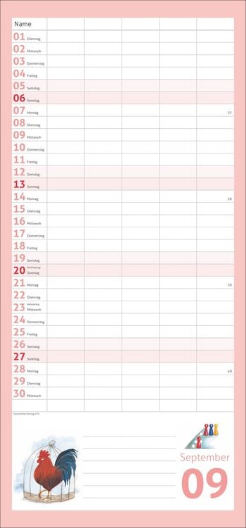 Produktbild: Times&more Schaffner Familienplaner 2026
