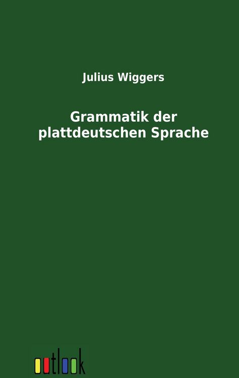Produktbild: Grammatik der plattdeutschen Sprache