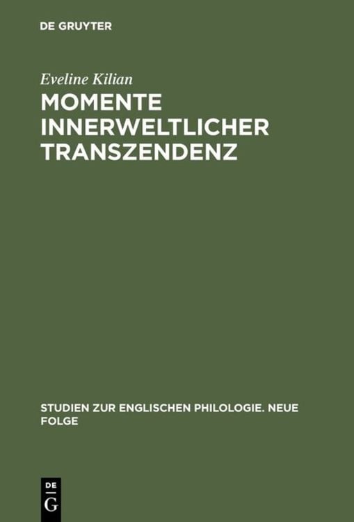 Bild vom Artikel Momente innerweltlicher Transzendenz vom Autor Eveline Kilian