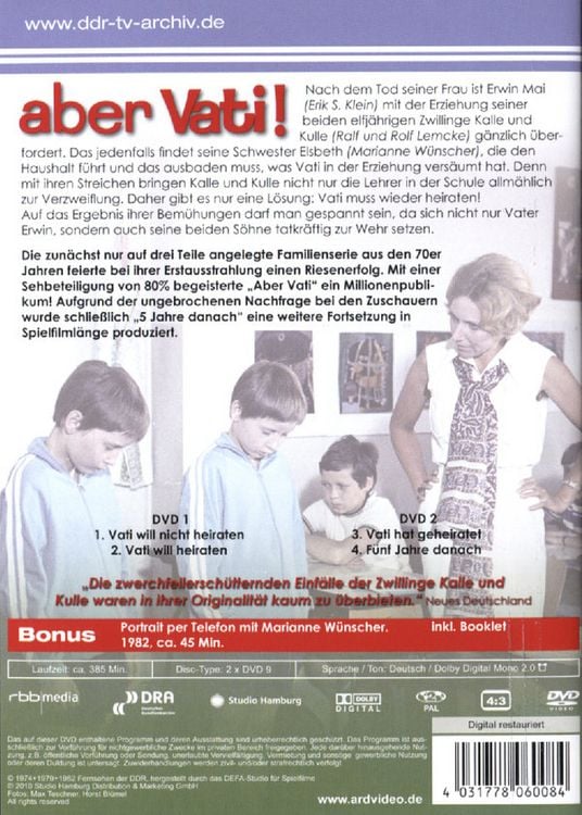 Produktbild: Aber Vati! [2 DVDs]