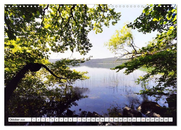 Produktbild: Naturlandschaft Laacher See (Wandkalender 2026 DIN A3 quer), CALVENDO Monatskalender