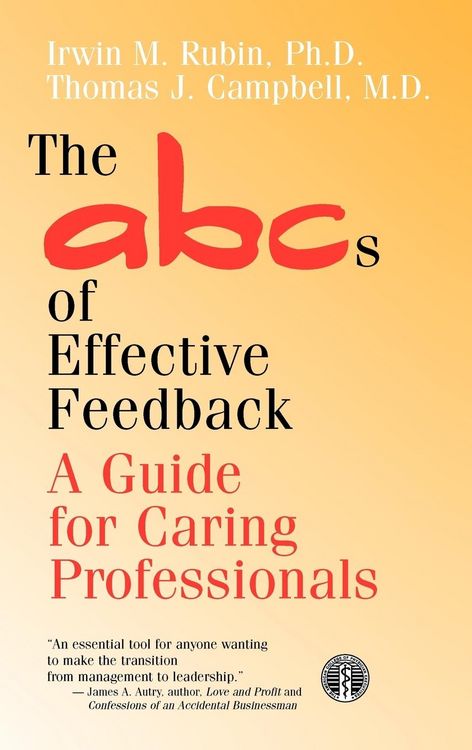 Produktbild: The ABCs of Effective Feedback