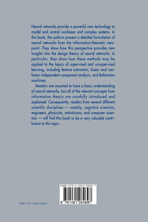 Produktbild: An Information-Theoretic Approach to Neural Computing