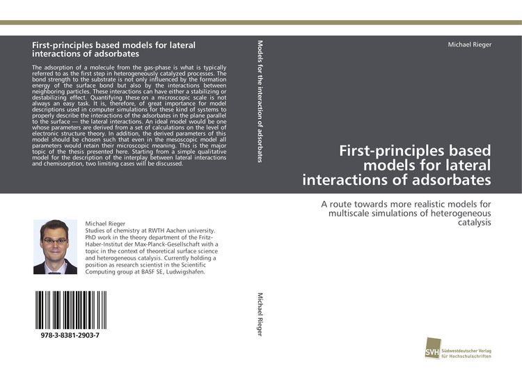 Produktbild: First-principles based models for lateral interactions of adsorbates