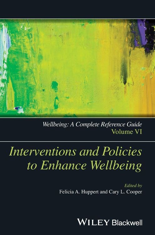 Produktbild: Wellbeing: A Complete Reference Guide
