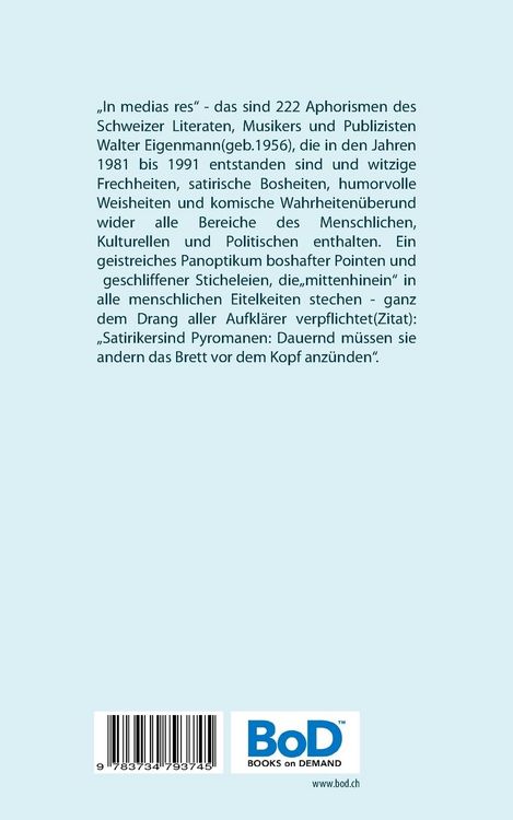 Produktbild: In medias res