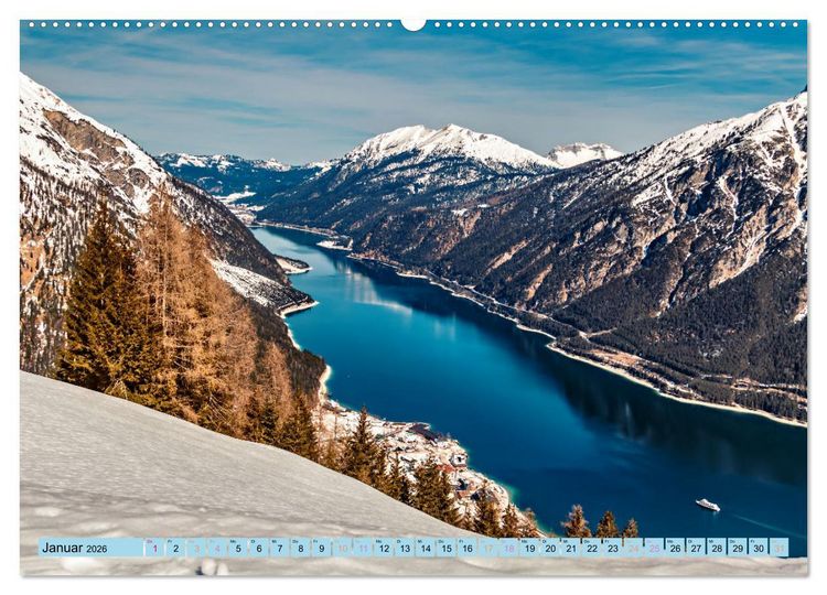 Produktbild: Und ewig lockt der Achensee - Tirol (hochwertiger Premium Wandkalender 2026 DIN A2 quer), Kunstdruck in Hochglanz