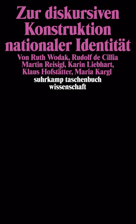 Produktbild: Zur diskursiven Konstruktion nationaler Identit&auml;t