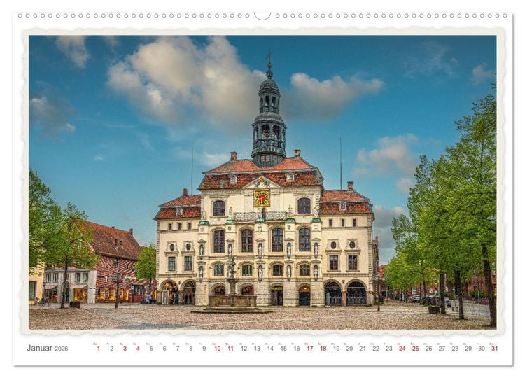Produktbild: Malerisches L&uuml;neburg (hochwertiger Premium Wandkalender 2026 DIN A2 quer), Kunstdruck in Hochglanz