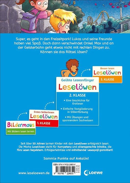 Produktbild: Lesel&ouml;wen 2. Klasse - Alarm! Diebe im Freizeitpark!