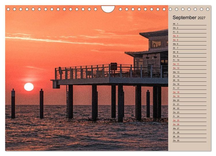 Produktbild: Timmendorfer Strand - Urlaubsimpressionen (Wandkalender 2027 DIN A4 quer), CALVENDO Monatskalender