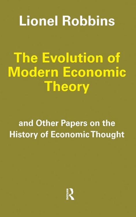 Produktbild: The Evolution of Modern Economic Theory