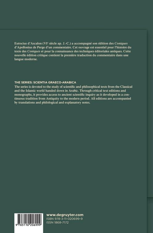 Produktbild: Eutocius d&rsquo;Ascalon