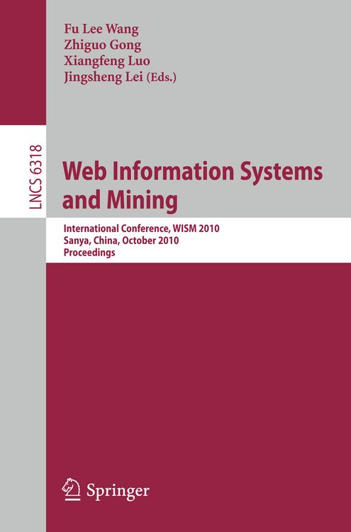 Produktbild: Web Information Systems and Mining