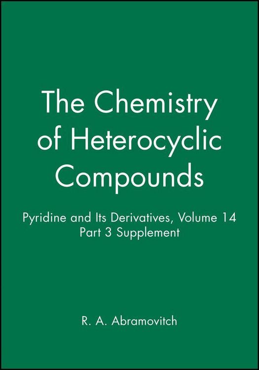 Produktbild: Pyridine and Its Derivatives, Volume 14, Part 3 Supplement