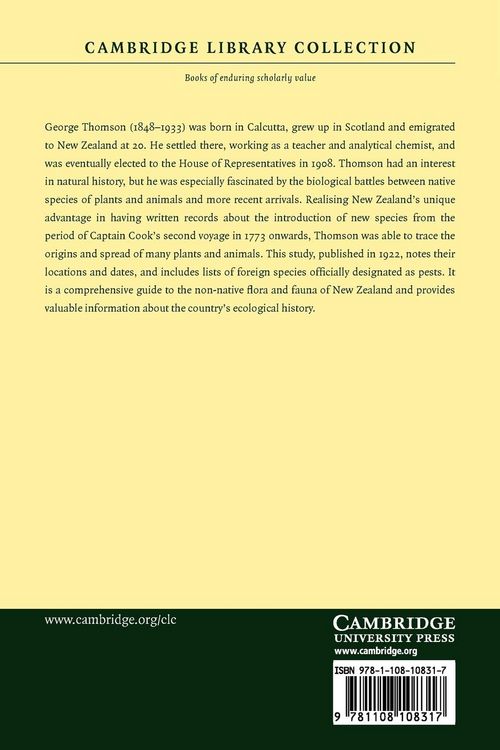 Produktbild: The Naturalisation of Animals and Plants in New Zealand