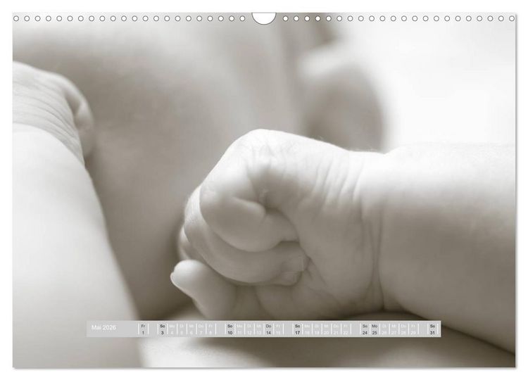 Produktbild: ...so winzig - Babykalender (Wandkalender 2026 DIN A3 quer), CALVENDO Monatskalender