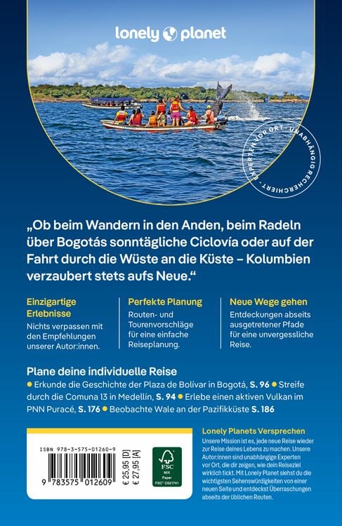 Produktbild: LONELY PLANET Reisef&uuml;hrer Kolumbien