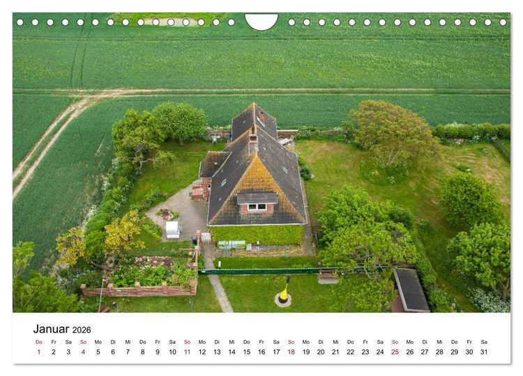 Produktbild: Fehmarn - "fe mer" nat&uuml;rlich "am Meer gelegen" (Wandkalender 2026 DIN A4 quer), CALVENDO Monatskalender