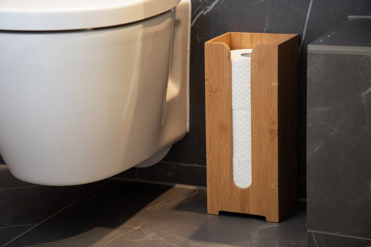 Produktbild: Toilettenpapierhalter Mod. Bambusa, aus Bambus
