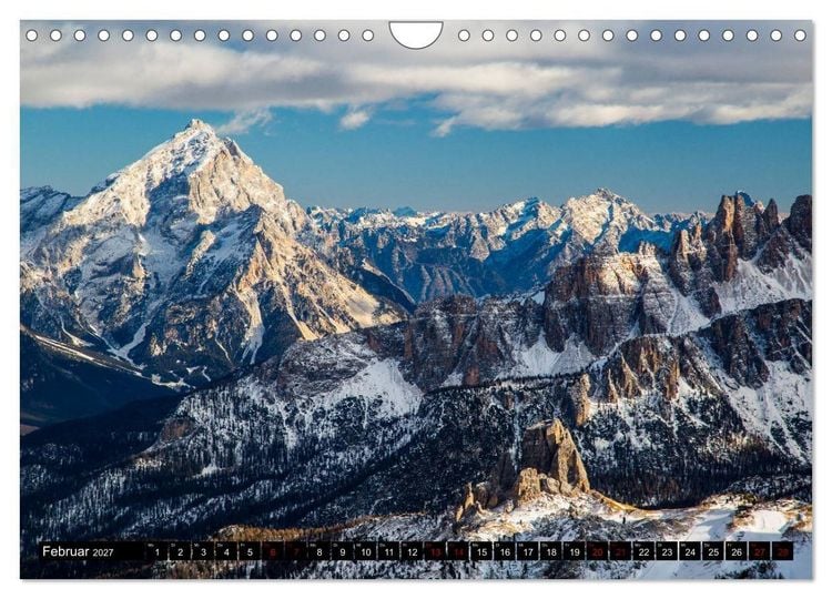 Produktbild: Lagazuoi Dolomiten (Wandkalender 2027 DIN A4 quer), CALVENDO Monatskalender