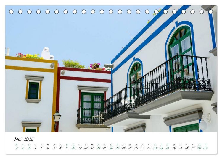 Produktbild: Gran Canaria - 365 Tage Fr&uuml;hling (Tischkalender 2026 DIN A5 quer), CALVENDO Monatskalender
