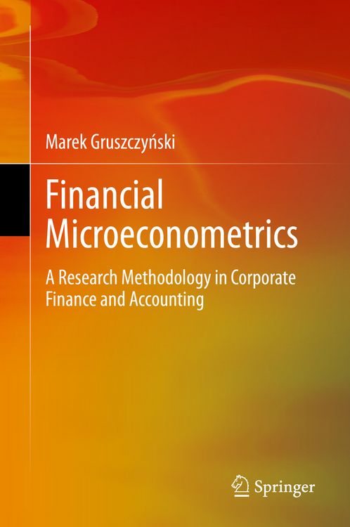 Produktbild: Financial Microeconometrics