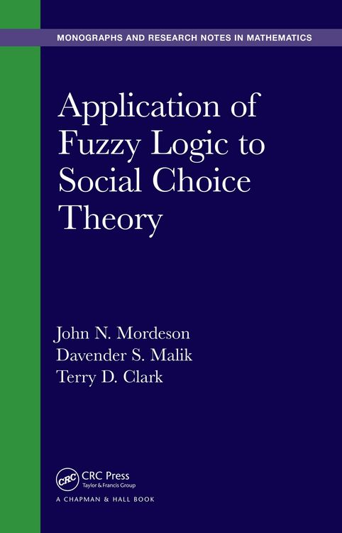 Produktbild: Application of Fuzzy Logic to Social Choice Theory