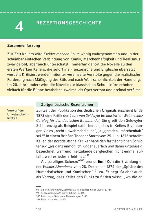 Produktbild: Kleider machen Leute von Gottfried Keller