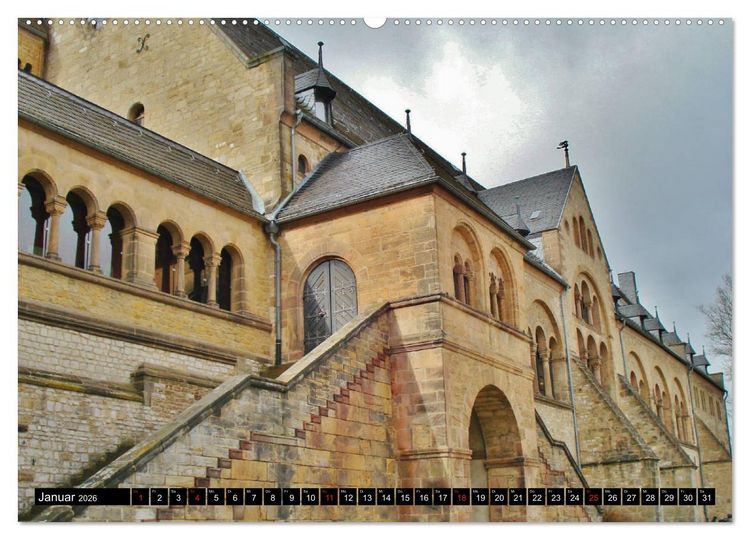 Produktbild: Burgen- und Schl&ouml;sserreise durch Deutschland (Wandkalender 2026 DIN A2 quer), CALVENDO Monatskalender