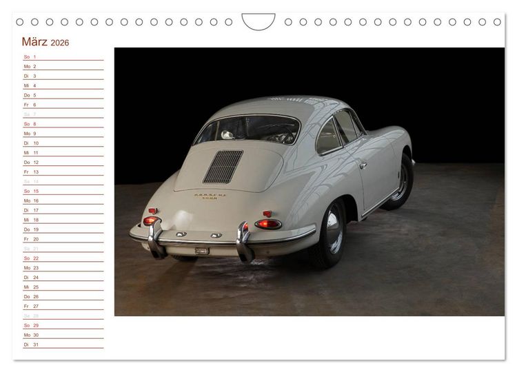 Produktbild: Classic 356 (Wandkalender 2026 DIN A4 quer), CALVENDO Monatskalender